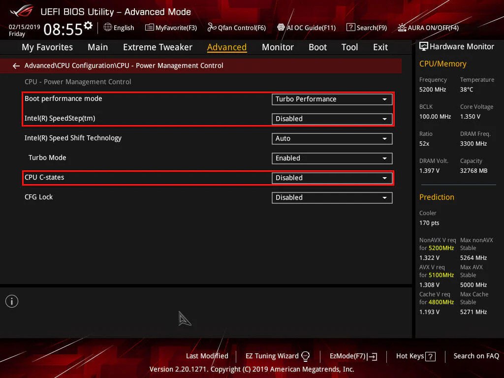 CPU Power Phase Control