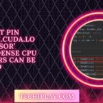 Cannot Pin ‘Torch.Cuda.Longtensor’ Only Dense CPU Tensors Can Be Pinned