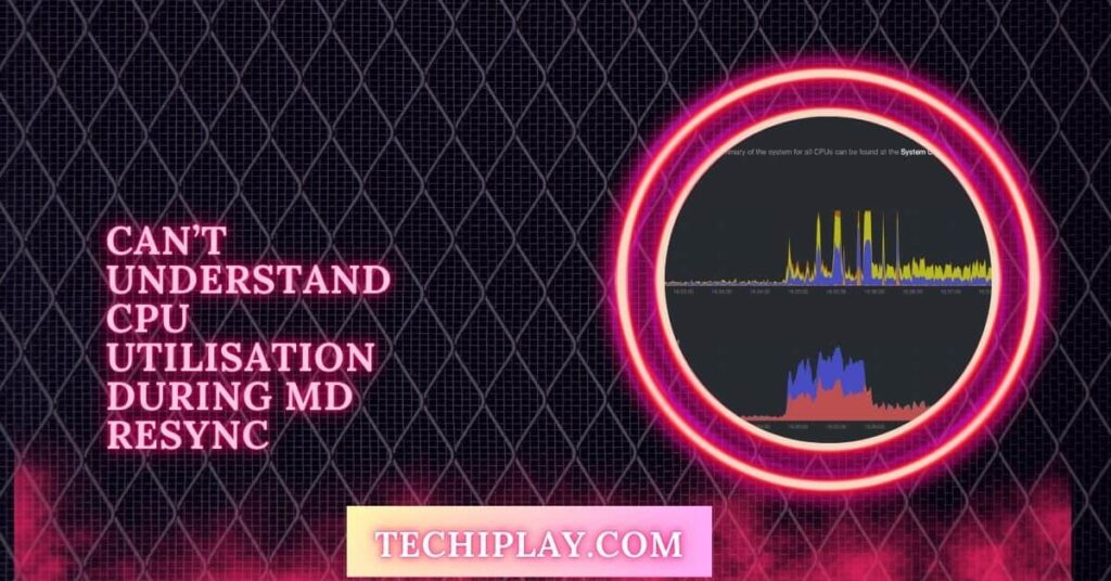 Can’t Understand CPU Utilisation During MD Resync