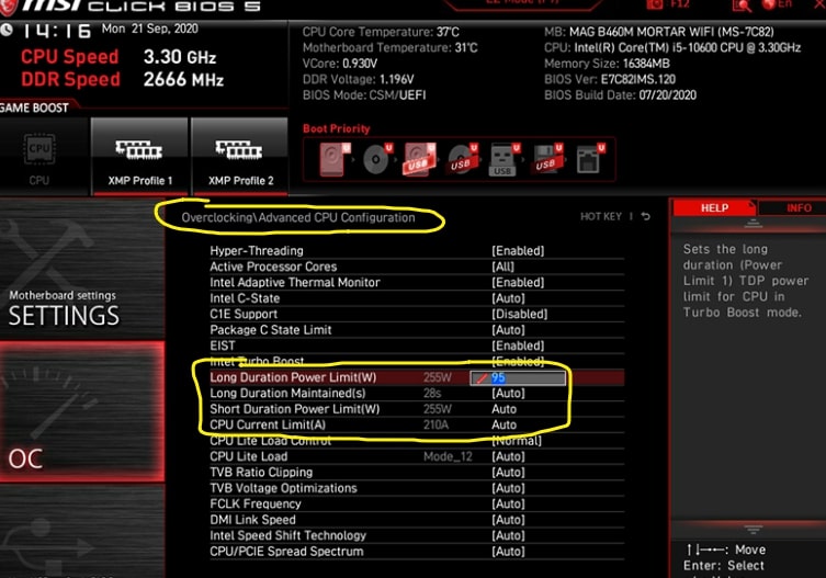 How to Disable C-State for CPU in BIOS