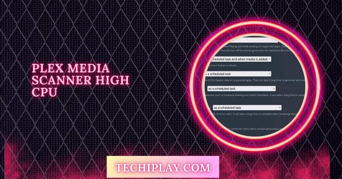 Plex Media Scanner High CPU