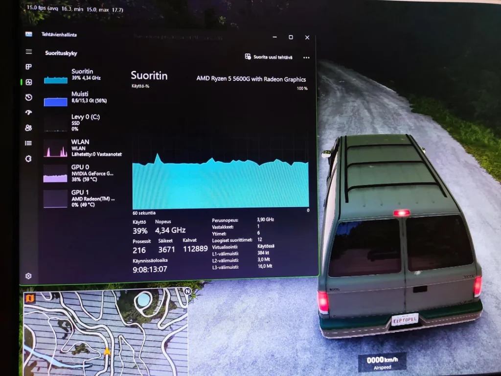 Benchmarking BeamNG.drive