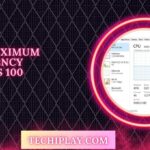 CPU Maximum Frequency Always 100