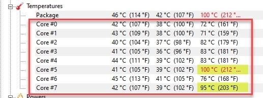 My CPU temps are at 98-100c is this bad