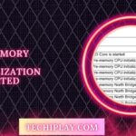 Pre Memory CPU Initialization Is Started