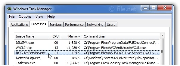 Rog live service high CPU Windows 10